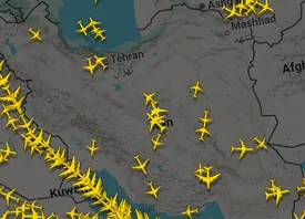 آخرین وضعیت آسمان ایران/ نقشه حریم هوایی