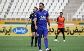 مهاجم سابق استقلال و پرسپولیس جلوی بازیگر شد!
