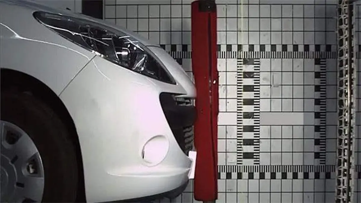 پژو ۲۰۷ استاندارد ایمنی عابر پیاده گرفت