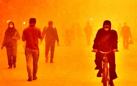 طوفان زابل شعاع دید افقی را محدود کرد | هواشناسی هشدار داد