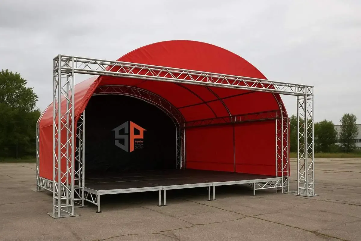 نقش اسپیس فریم در ساخت استیج‌های مقاوم و زیبا