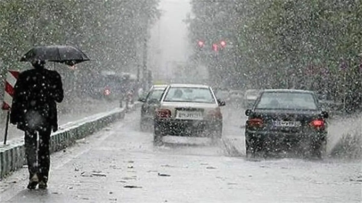 بارش برف و باران درتهران/کاهش دما تا۸درجه