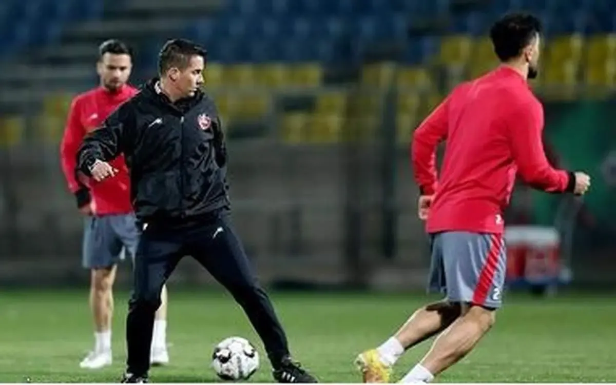 تمرین ویژه پرسپولیس با نیم تنه پوشان این تیم/ تصاویر