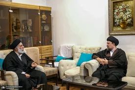 دیدار سیدحسن خمینی با سیدهادی خامنهای