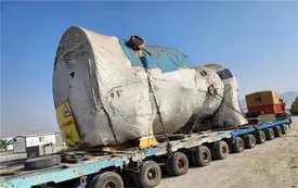 قلب نیروگاه سیکل ترکیبی ۹۱۳ مگاواتی غدیر در منطقه ویژه اقتصادی لامرد پهلو گرفت