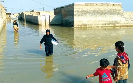 اینجا هنوز زیر آب است