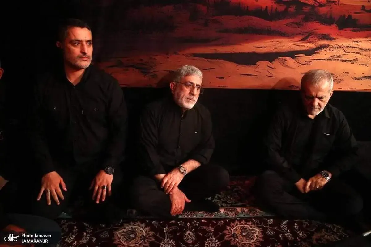 حضور پزشکیان و سردار قاآنی در مهدیه امام حسن مجتبی (ع)/ عکس