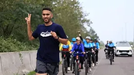 دونده اهل انزلی ۳۴ کیلومتر دوید تا صدای تالاب انزلی شود