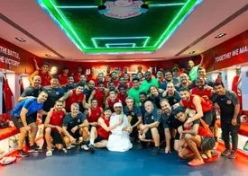 جشن سردار آزمون و عزت‌اللهی در امارات