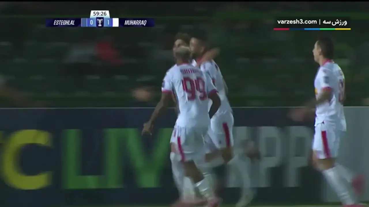 خلاصه بازی استقلال- المحرق بحرین/ ببینید