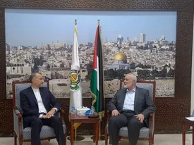 دیدار هنیه با امیرعبداللهیان