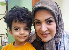 تیپ متفاوت و جذاب ریما رامین‌فر در خیابانهای ترکیه