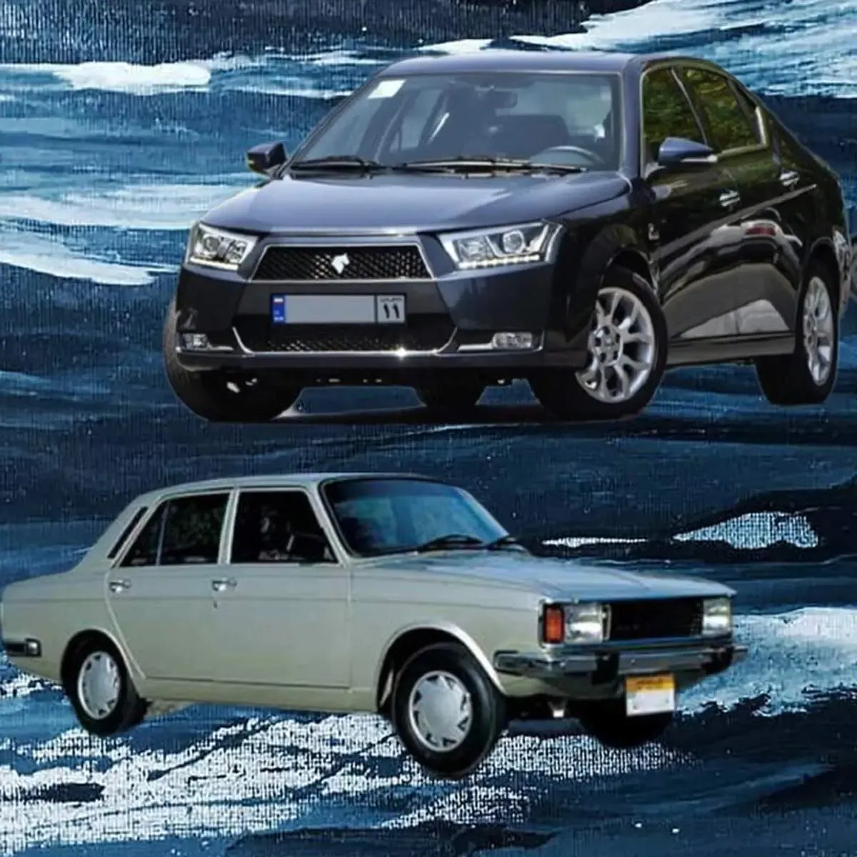 ببینید | تست مقاومت بدنه دنا صفر با پیکان قدیمی