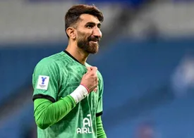 حرکت خبرساز بیرانوند در پایان دیدار با استقلال