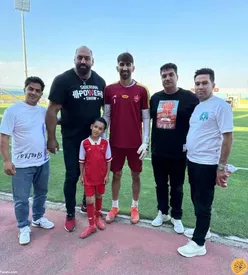 علیرضا بیرانوند با قوی‌ترین مرد ایران ملاقات کرد