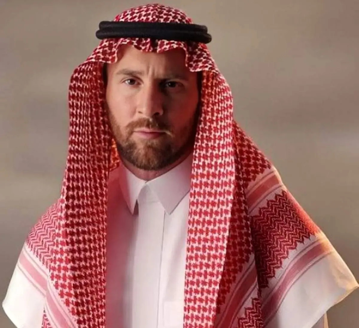 لیونل مسی لباس عربی پوشید!