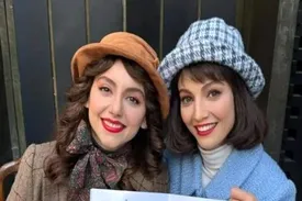 رابطه زیبای نازنین بیاتی و مهسا حجازی در پشت صحنه تاسیان