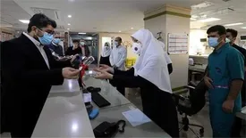 حضور مدیرعامل سازمان تامین اجتماعی در جمع پرستاران بیمارستان های لبافی نژاد و کاشانی