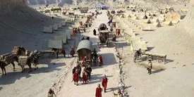 ببینید | آخرین وضعیت سریال پرخرج تلویزیون | فیلمبرداری در دوره باستان