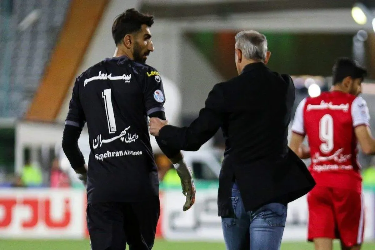 درگیری علی بیرو و کنعانی زادگان وسط زمین بازی امشب!