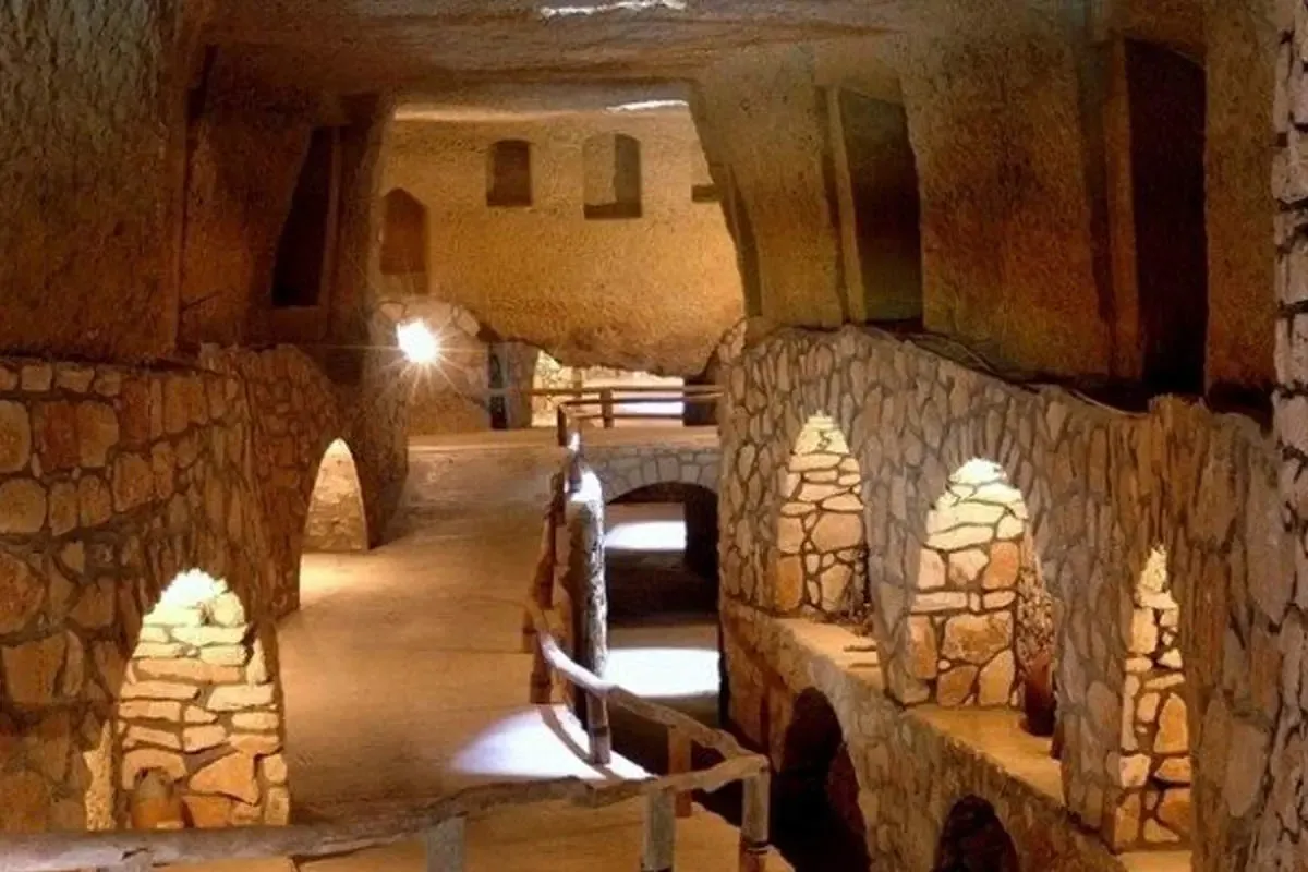 شهر زیرزمینی شگفت انگیز در کاشان/ تصاویر