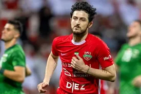 قاب عاشقانه سردار آزمون در امارات + عکس