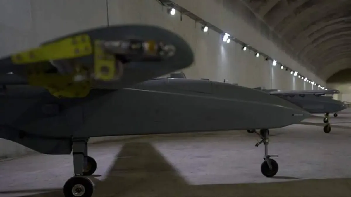 رونمایی سپاه از یک پایگاه پهپادی راهبردی