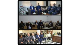 دیدار  دکتر آهنگری  با امام جمعه سنگان