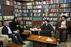 دیدار مسعود پزشکیان با سید حسن خمینی