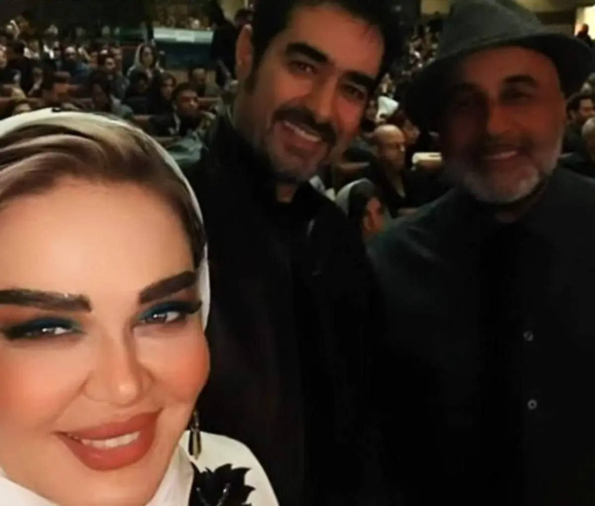 بهاره رهنما دیشب تنهایی جشن حافظ را بهم ریخت!/ فیلم