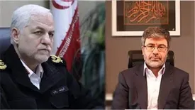 تبریک رئیس پلیس راهنمایی و رانندگی ناجا به مدیر عامل بیمه رازی