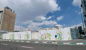 گل های بهاری بر جداره های فرسوده منطقه2 نقش بست