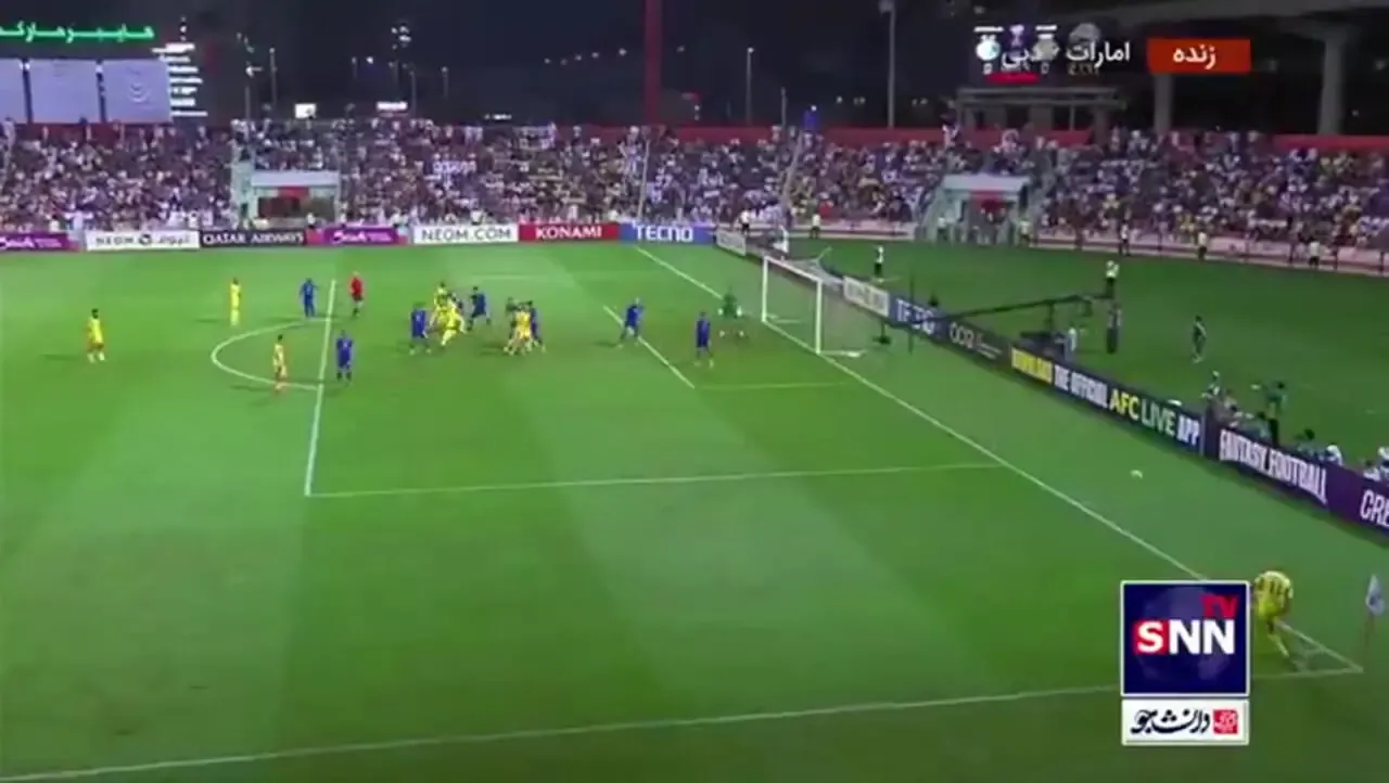 گل اول  النصر عربستان به استقلال/ ببینید