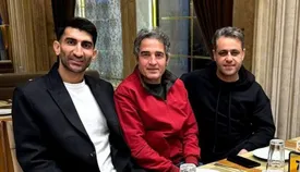 دیدار بیرانوند با مربی پر سر و صدا!/ عکس