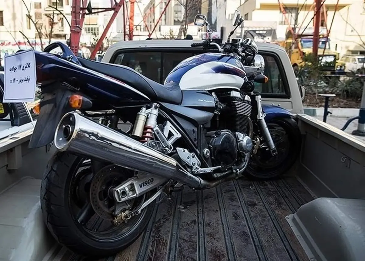هر ۵ دقیقه یک موتور سیکلت توقیف می‌شود!