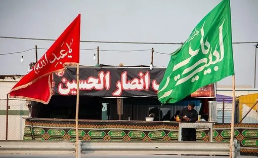 آماده‌سازی مواکب خدمت رسانی به زائرین اربعین حسینی-شلمچه / عکس:حسین عبدالله اصل