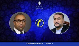 گفت و گو ی وزرای خارجه ایران و انگلیس