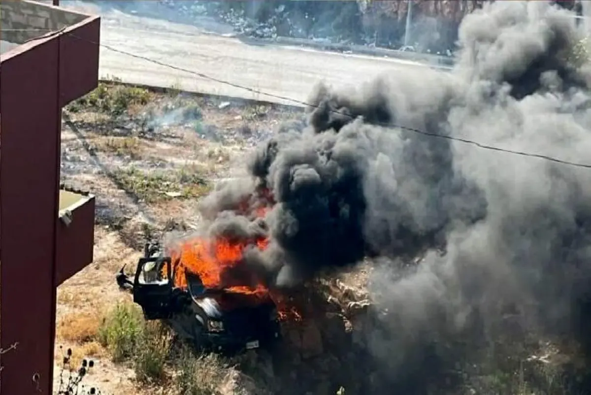 حمله پهپادی اسرائیل به خودرویی در جنوب لبنان