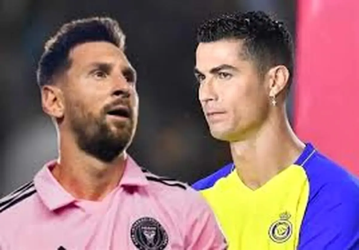 تقابل  رونالدو و مسی در سرمای زمستان عربستان !