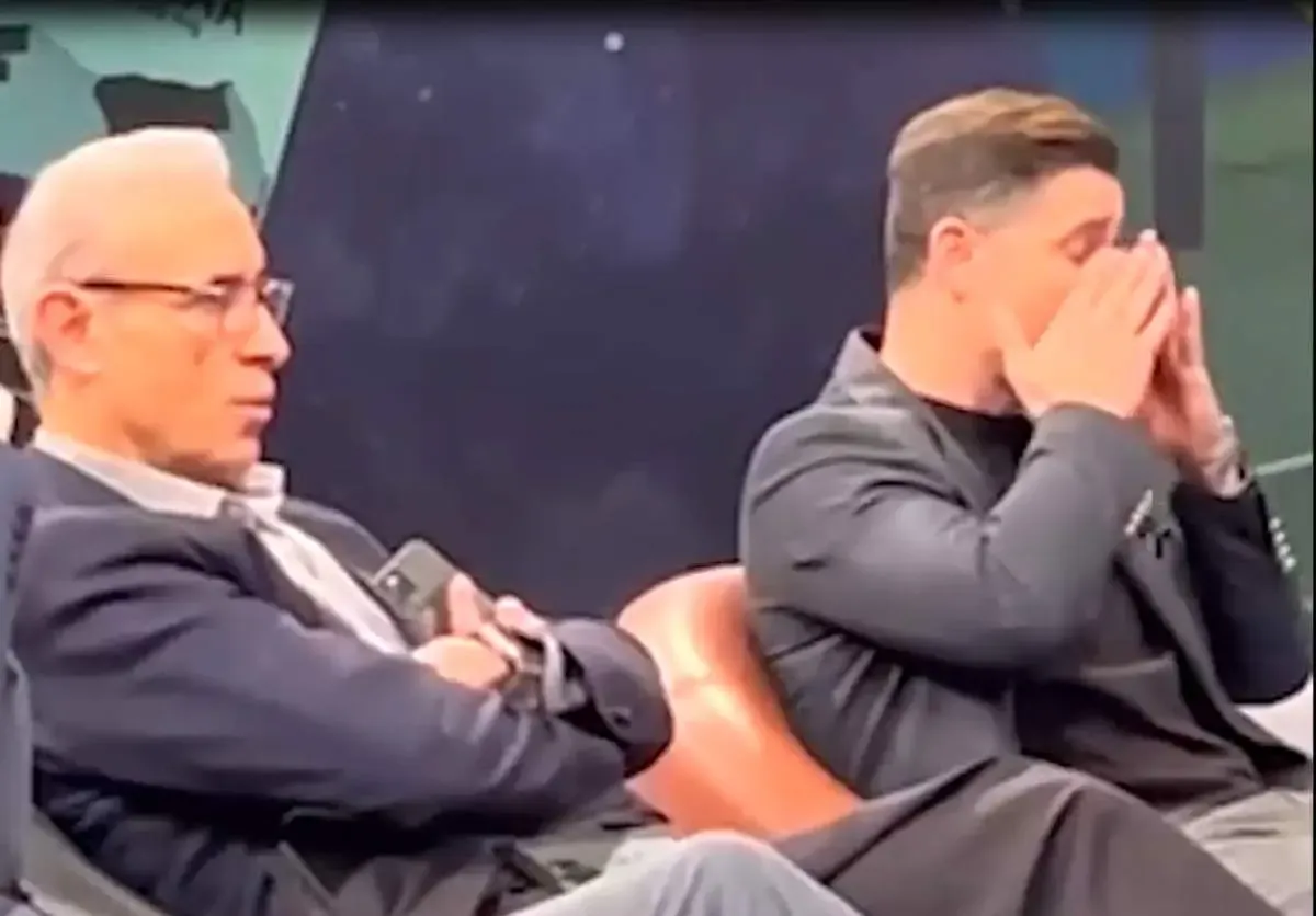 واکنش وریا‌ غفوری و گل‌محمدی لحظه گل خوردن از قطر/ فیلم