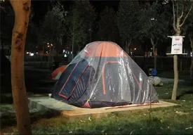 ۲ مرد در چادر مسافرتی از خواب بیدار نشدند