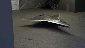 افشای راز جنگنده نسل شش در آسمان/ عکس