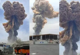 انفجار بندر عباس و راز ابر قارچی/ عکس