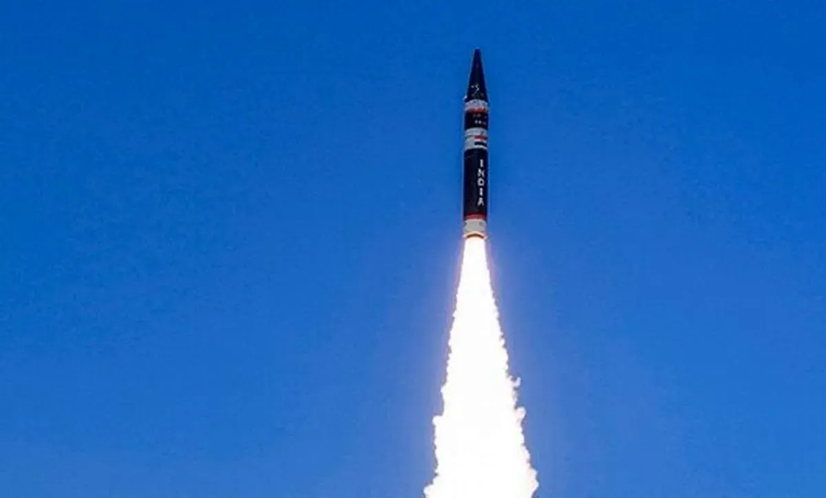 هند یک موشک بالستیک آزمایش کرد