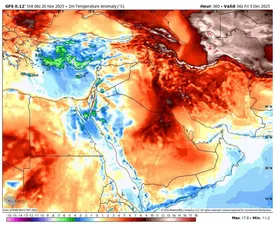 تا ۱۰ روز آینده خبری از باران نیست!/ نقشه هواشناسی