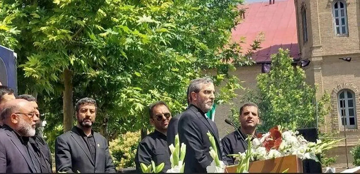 تصویری از پسر شهید امیرعبداللهیان در کنار علی باقری/ عکس