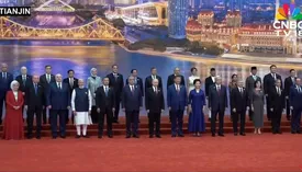 عکس یادگاری سران شانگهای بدون حضور پزشکیان