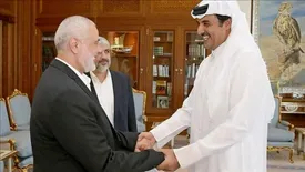 رایزنی امیر قطر و رهبر حماس درباره غزه