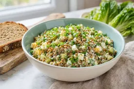 طرز تهیه الویه عدس یک وعده غذایی سبک