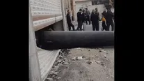 برخورد بوستر موشک به یک خانه در دورود/ تصاویر